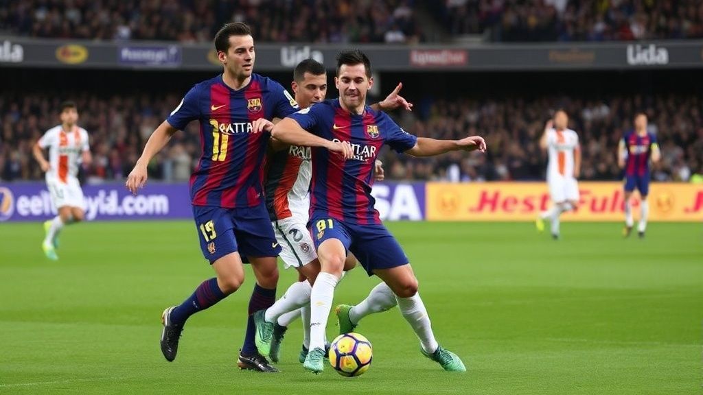 巴萨2-0力克十人比利亚雷亚尔 重夺西甲4分领先优势