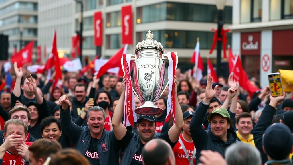 百万红潮席卷利物浦！英超20冠游行创默西河畔奇观