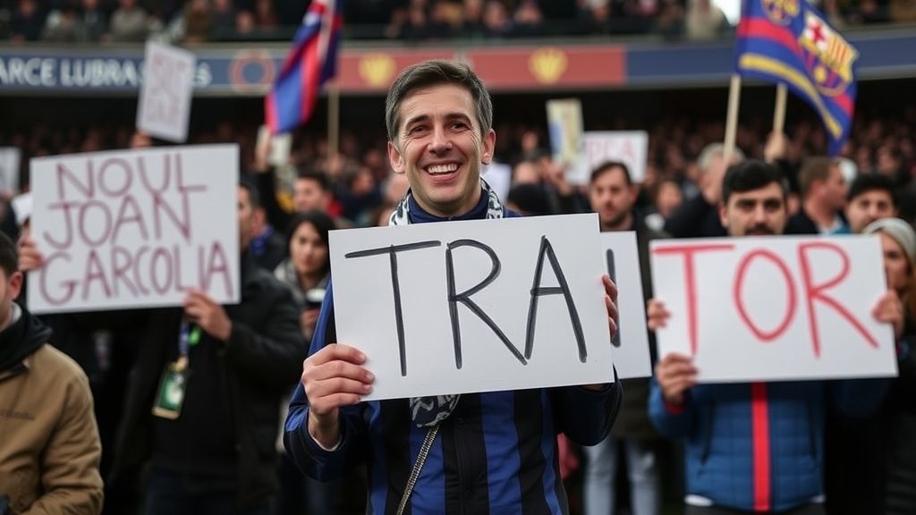 【叛徒还是追梦？】西班牙人门将投奔死敌巴萨引轩然大波