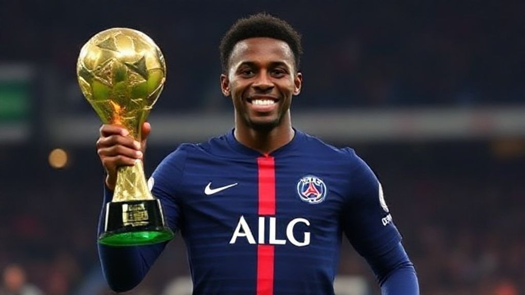 【登贝莱的蜕变】巴黎圣日耳曼前锋荣获2025年Onze d'Or大奖